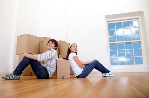 Packing services and moving boxes prepared for removals in Tufnellpark