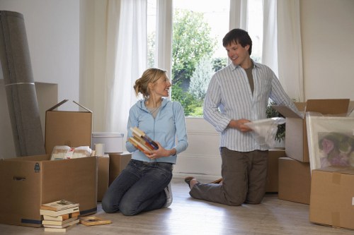 Modern modular office storage units in a Tufnellpark business setting