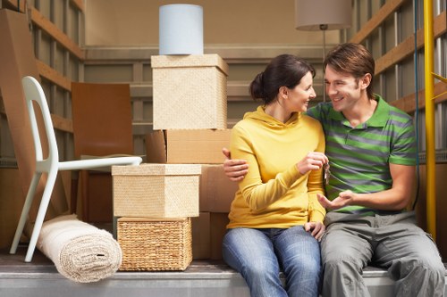 Local residents using flexible mobile self storage in Tufnellpark